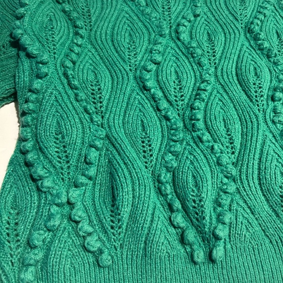 Gilli Green women’s Cable Knit Sweater size medium - Picture 4 of 9